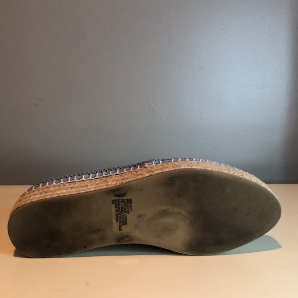 Steve Madden Flat Women's Shoes Blue Suede Wright Espadrille Platform Hal - Picture 9 of 10